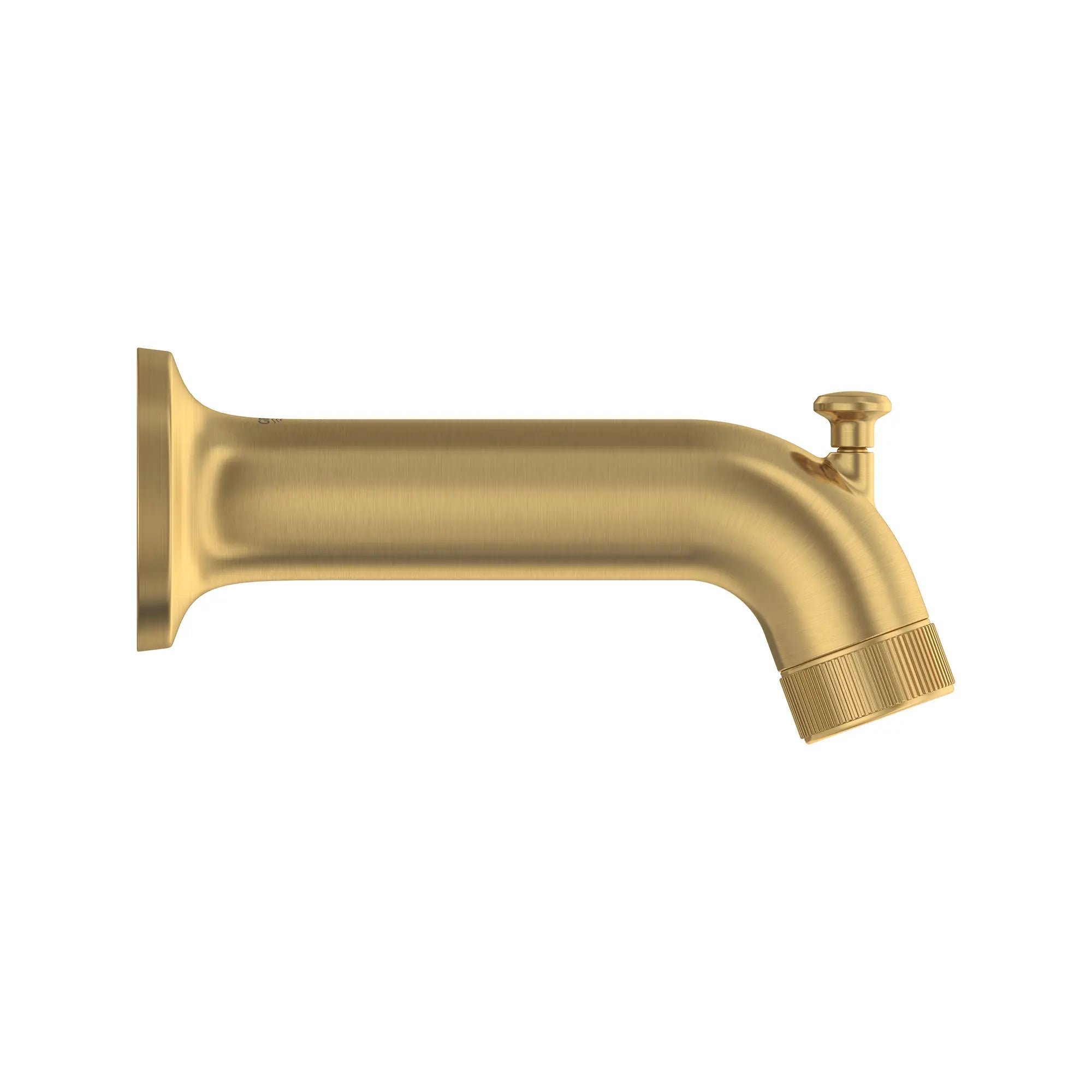 Listra Tub Spout with Diverter // BRUSHED COOL SUNRISE // 275325_Listra_SiloSide_106206GN00_0001_SEPTEMBER2024_0_CDNwebp.webp