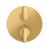 [106244GN00] Listra Dual Function 2-Handle Thermostatic Valve Trim - Brushed Cool Sunrise