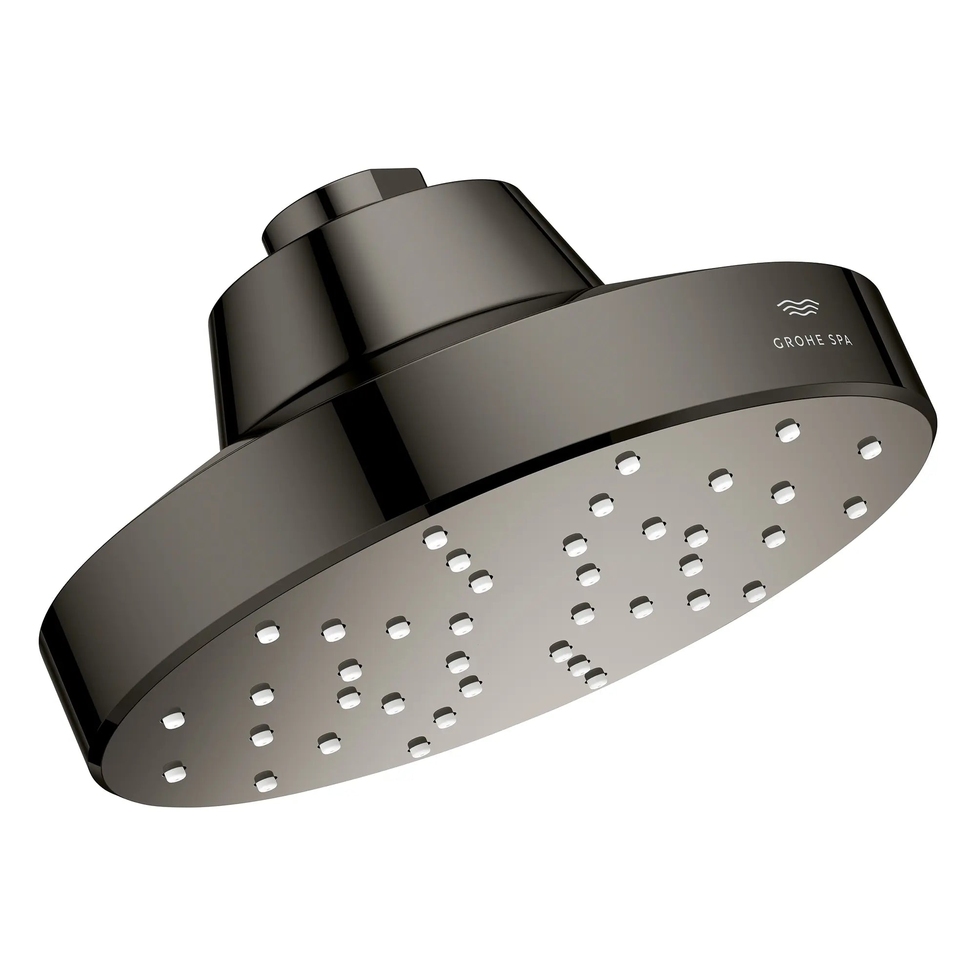 Rainshower Aqua Mono Spray 5 1/2" Showerhead with Aqua Booster 1.75 GPM (6.6 L/min) // HARD GRAPHITE // 275823_Aqua_Booster_SiloRight_111518A000_002_October2025_0_CDNwebp.webp