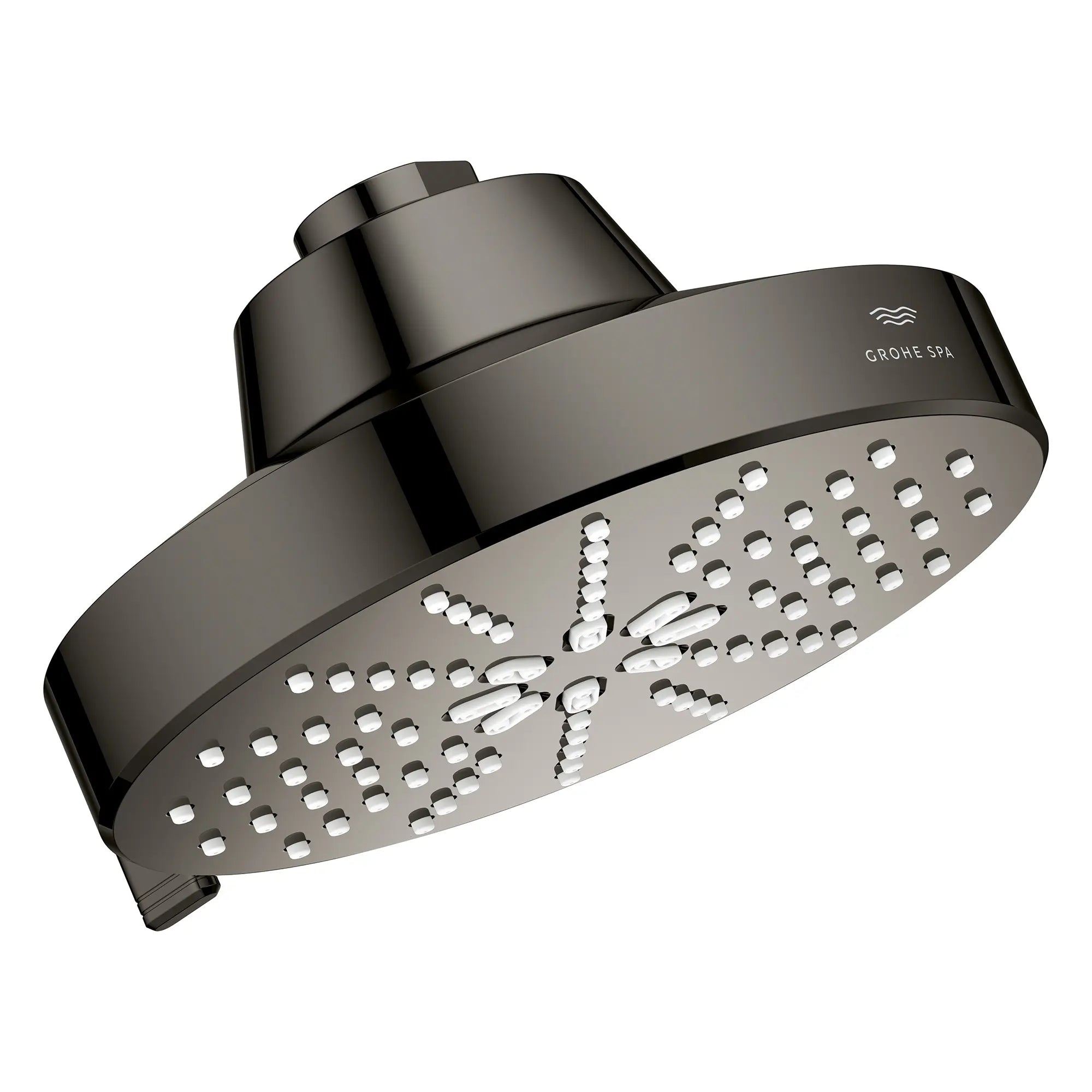 Rainshower Aqua 140 Multi Spray 5 1/2" Shower Head with Aqua Booster 1.75 GPM (6.6 L/min) // HARD GRAPHITE // 275869_Aqua_Booster_SiloRight_111611A000_002_October2025_0_CDNwebp.webp
