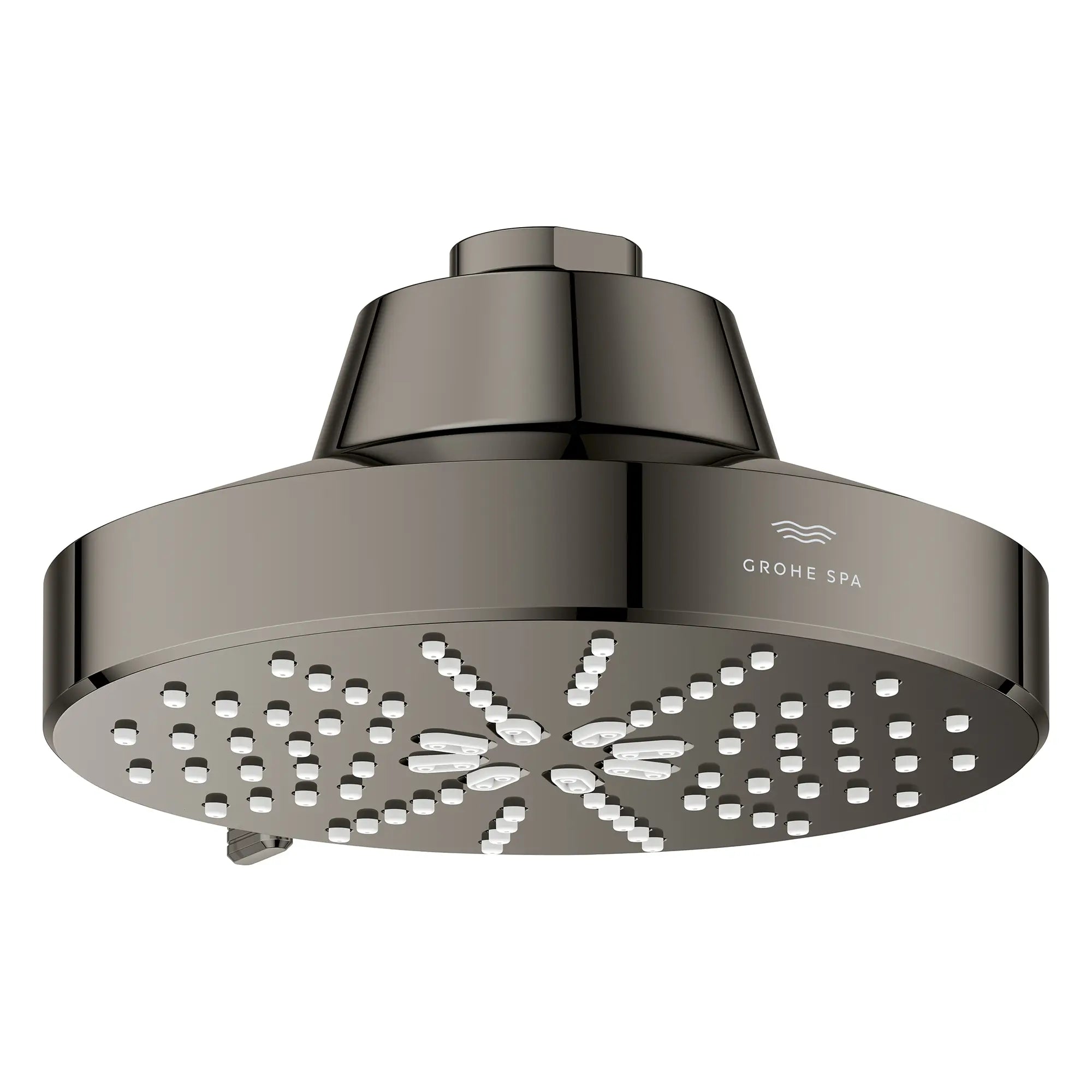 Rainshower Aqua 140 Multi Spray 5 1/2" Shower Head with Aqua Booster 1.75 GPM (6.6 L/min) // HARD GRAPHITE // 275870_Aqua_Booster_SiloRight_111611A000_003_October2025_0_CDNwebp.webp