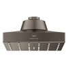 [111661AL00] Rainshower Aqua Mono Spray 5 1/2" Square Showerhead with Aqua Booster 1.75 GPM (6.6 L/min) - GROHE StarLight Chrome