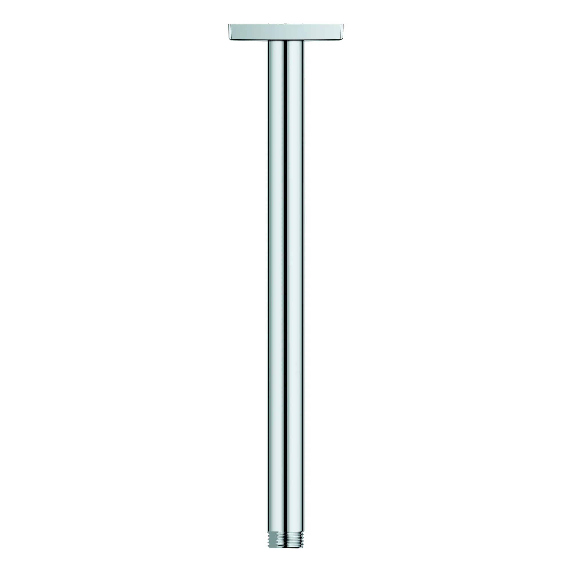12" Ceiling Shower Arm With Square Flange // GROHE STARLIGHT CHROME // 276090_27487000_Silo-Spec-Sheet_0_CDNwebp.webp