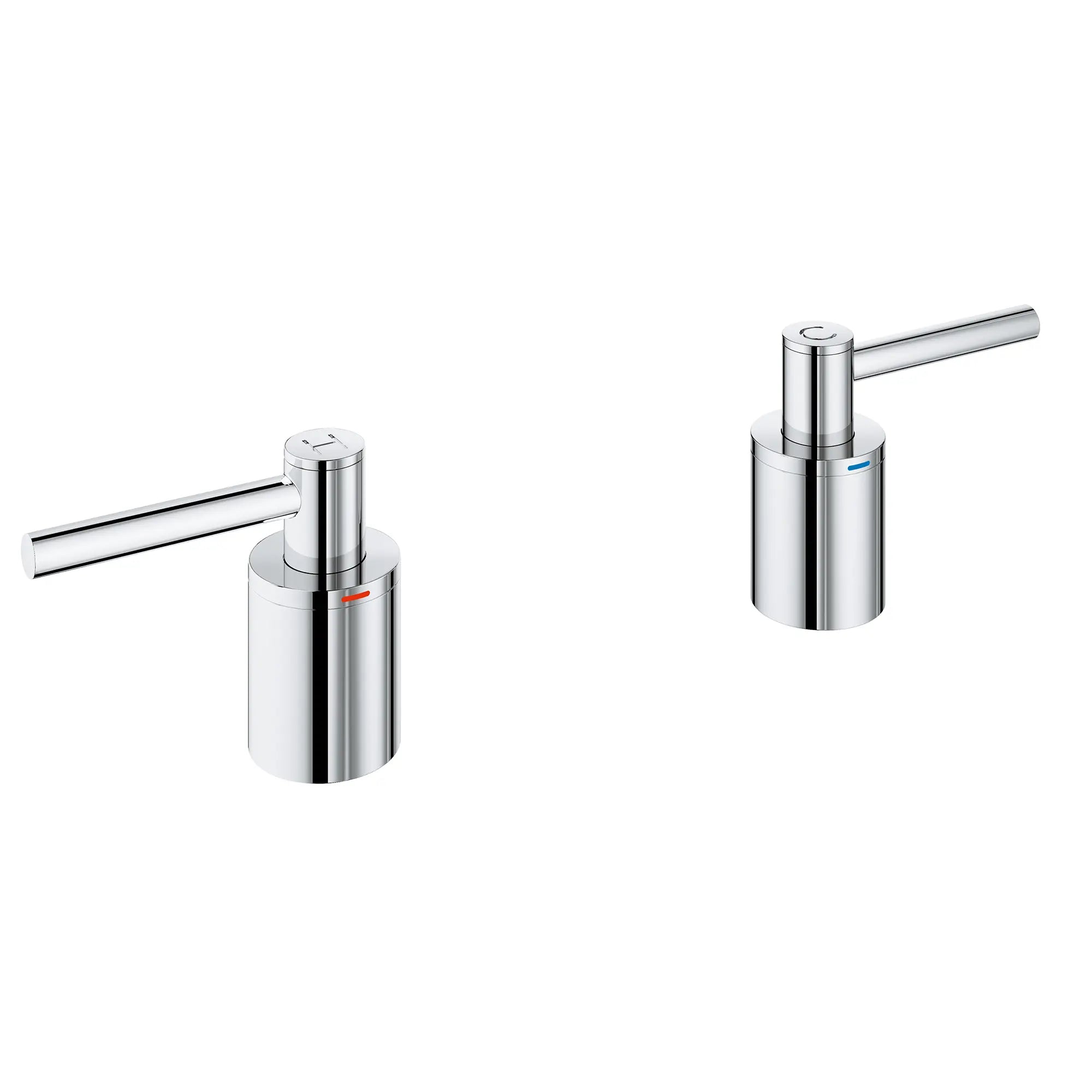 Atrio Lever Handles for Roman Tub Faucet (Pair) // GROHE STARLIGHT CHROME // 276126_Atrio_Silo-SpecSheet_14218000_0001_Feb2023_0_CDNwebp.webp