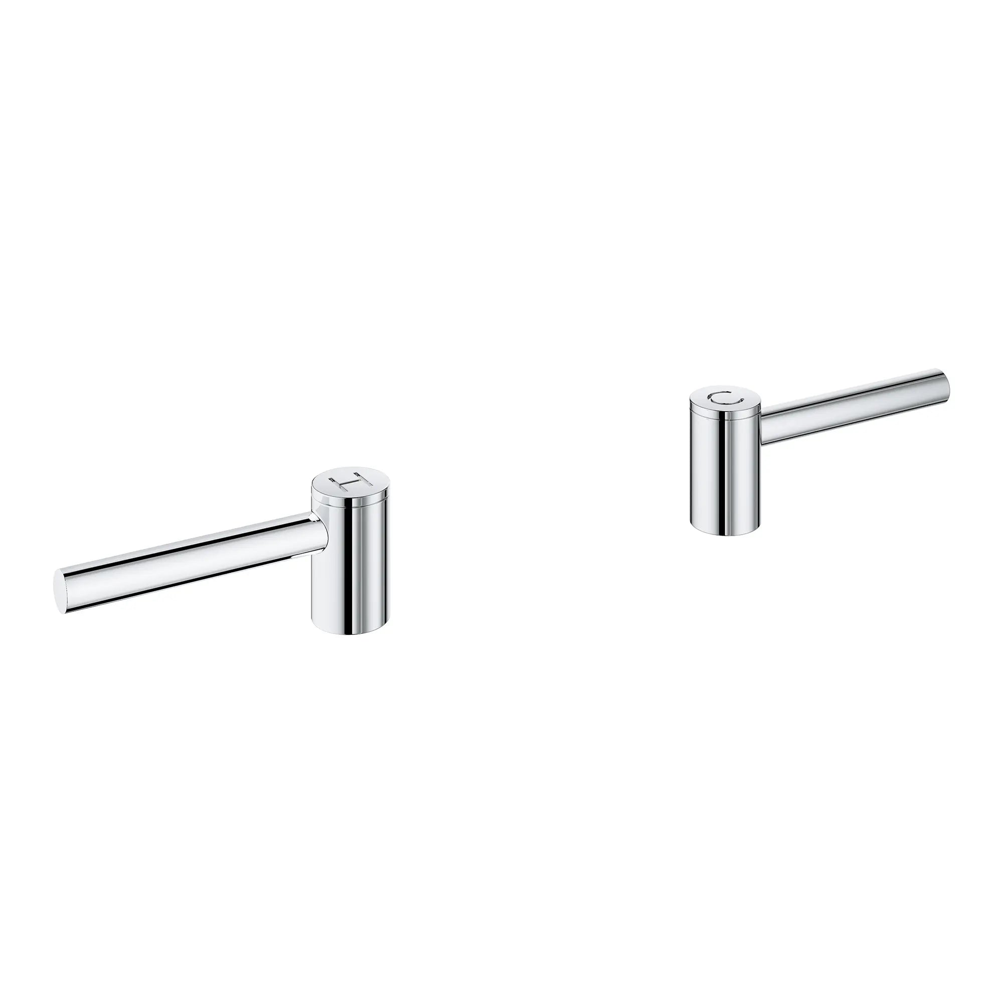 Atrio Lever Handles for Bathroom Sink Faucet (Pair) // GROHE STARLIGHT CHROME // 276132_Atrio_Silo-SpecSheet_14216000_0001_Feb2023_0_CDNwebp.webp