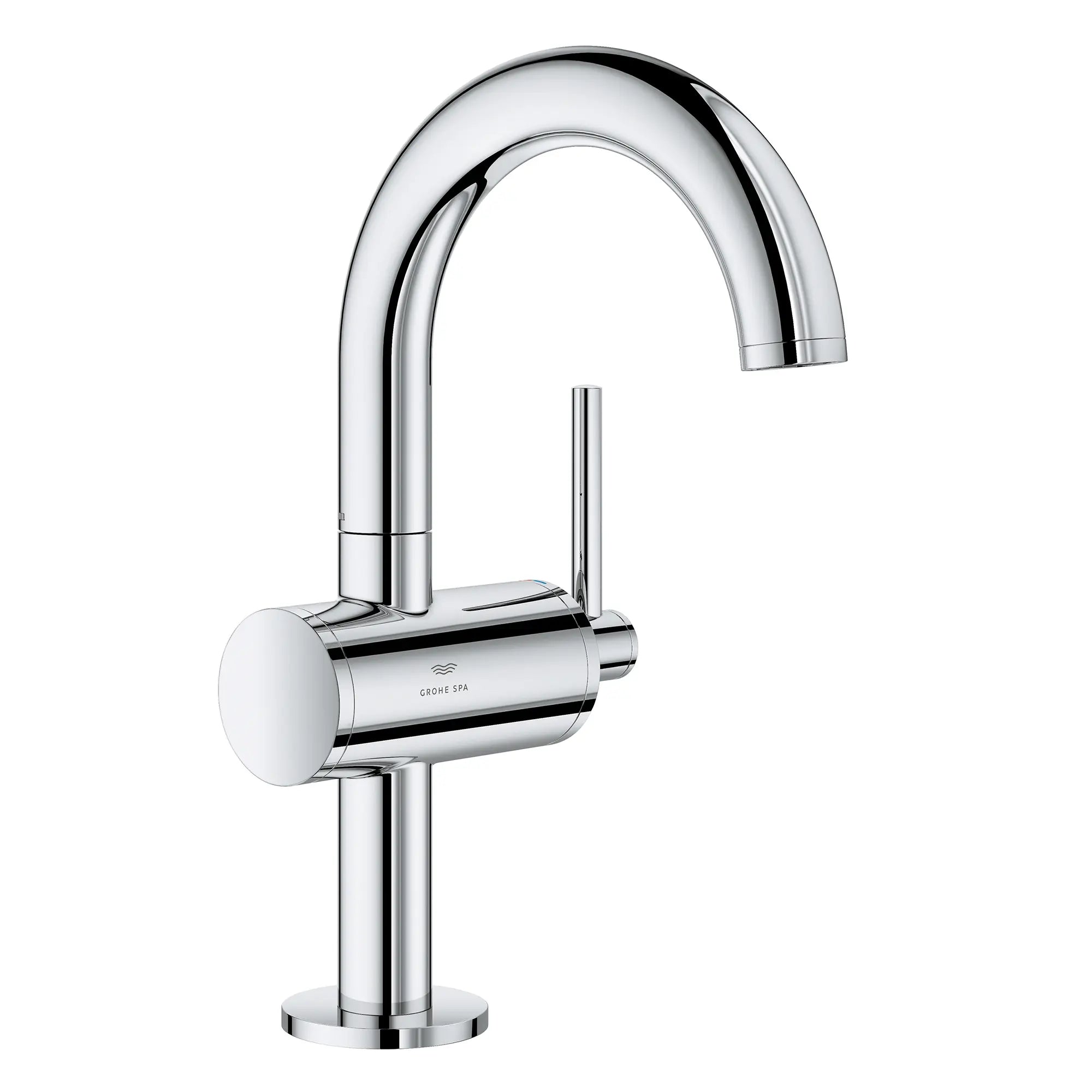 Atrio Single Hole Single-Handle M-Size Bathroom Faucet, 1.2 GPM (4.5 L/min) // GROHE STARLIGHT CHROME // 276143_Atrio_Silo-SpecSheet_24351000_0001_Feb2023_0_CDNwebp.webp