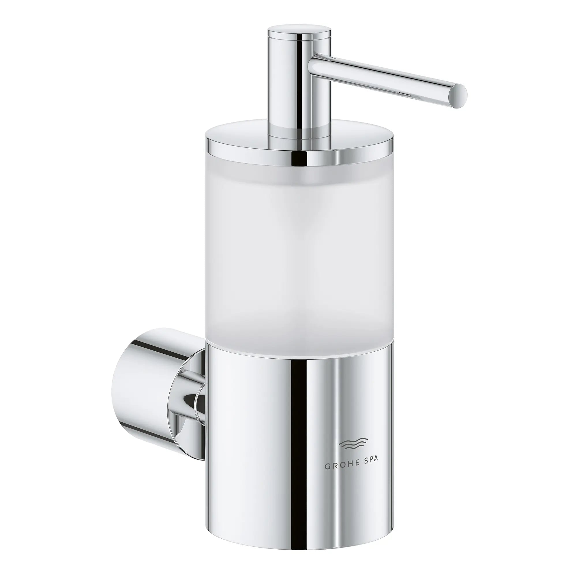 Atrio New Soap Dispenser // GROHE STARLIGHT CHROME // 276149_Atrio_Silo-SpecSheet_40886000_0002_Feb2023_0_CDNwebp.webp
