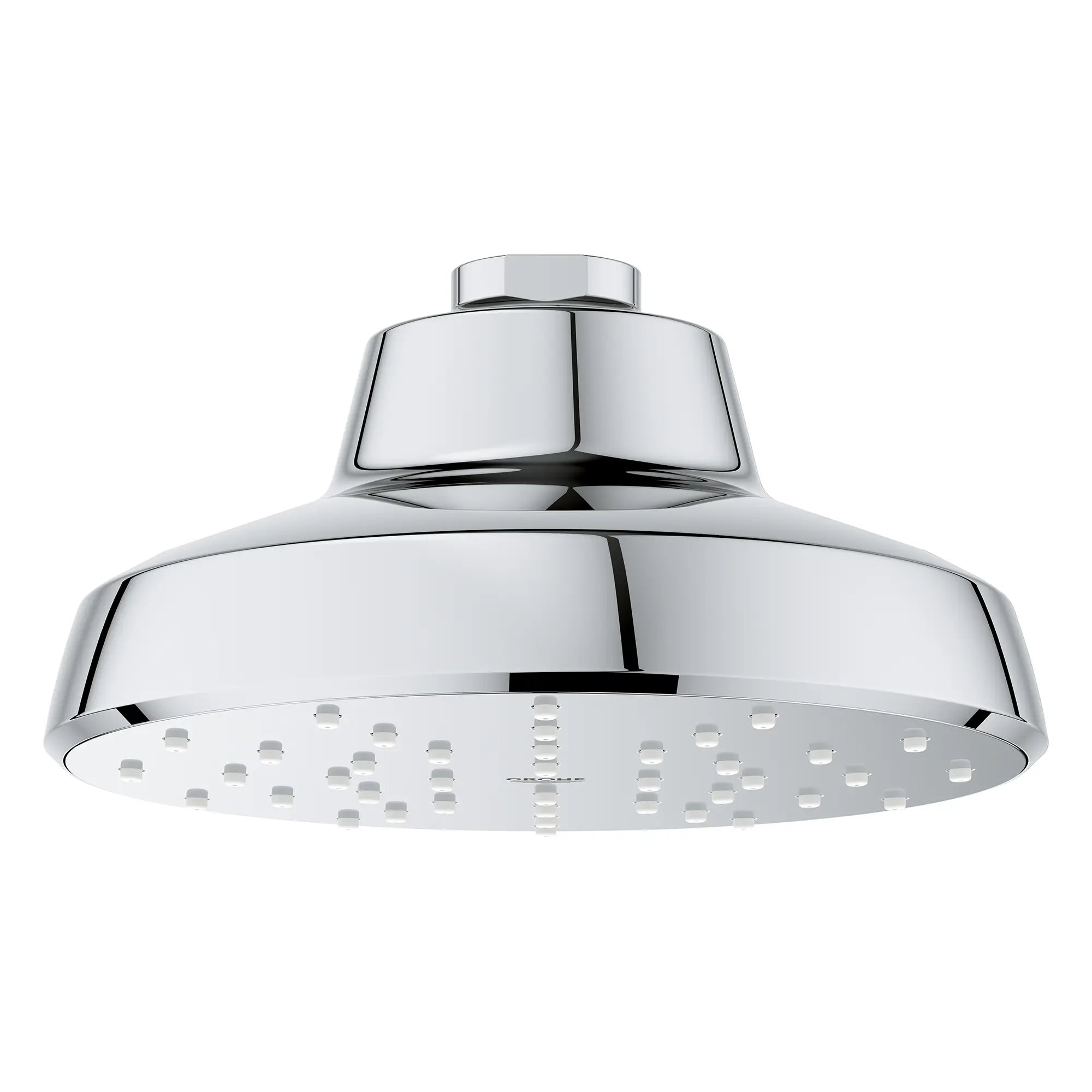 Tempesta 140 with AquaBooster Round Single Spray Shower Head 1.75 GPM (6.6L/min) // GROHE STARLIGHT CHROME // 277779_Aqua_Booster_SiloFront_1117270000_0001_October2025_0_CDNwebp.webp