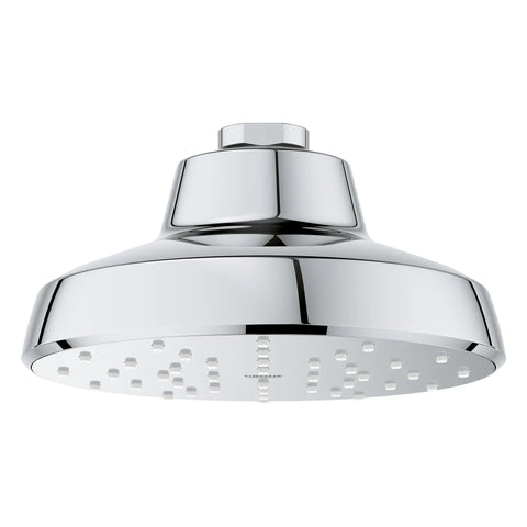Tempesta 140 with AquaBooster Round Single Spray Shower Head 1.75 GPM (6.6L/min) - GROHE StarLight Chrome