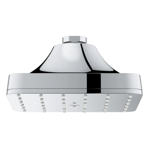 Euphoria 140 with AquaBooster Square Single Spray Shower Head 1.75 GPM (6.6L/min) - GROHE StarLight Chrome