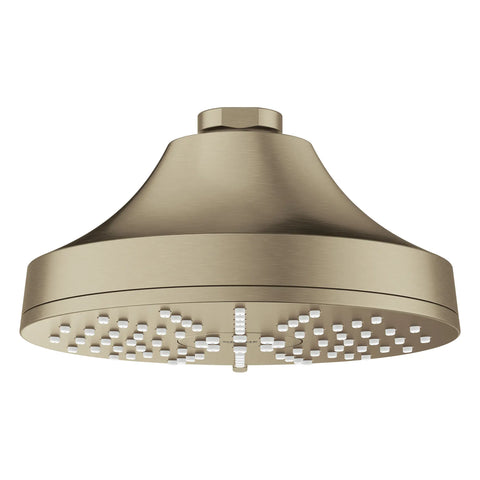 Euphoria 140 with AquaBooster Round Multi Spray Shower Head 1.75 GPM (6.6L/min) - Brushed Nickel InfinityFinish