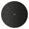 [1117142430] Euphoria 140 Single Spray Round Showerhead with Aqua Booster - Hard Graphite