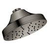 [111714A000] Euphoria 140 Single Spray Round Showerhead with Aqua Booster - Hard Graphite