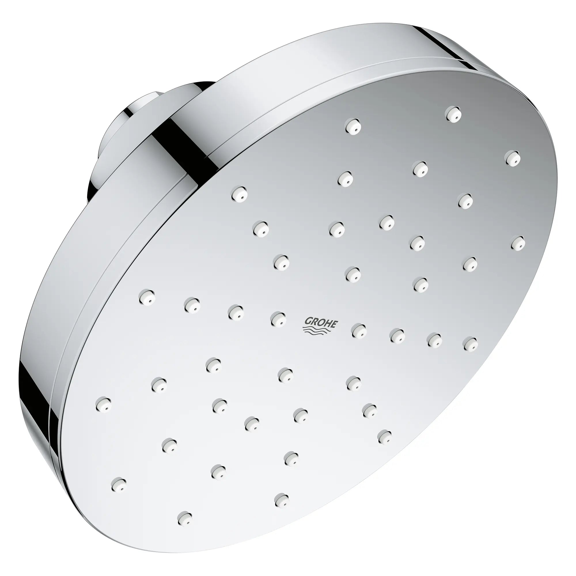 Euphoria 140 with AquaBooster Round Single Spray Shower Head 1.75 GPM (6.6L/min) // GROHE STARLIGHT CHROME // 278132_Aqua_Booster_SiloRight_1117140000_0001_October2025_0_CDNwebp.webp