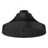 [1117142430] Euphoria 140 Single Spray Round Showerhead with Aqua Booster - Hard Graphite