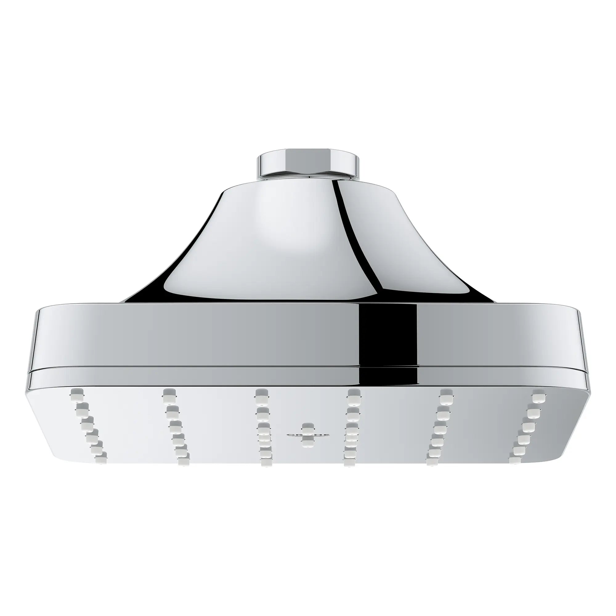 Euphoria 140 with AquaBooster Square Single Spray Shower Head 1.75 GPM (6.6L/min) // GROHE STARLIGHT CHROME // 278165_Aqua_Booster_SiloFront_1117180000_0001_October2025_0_CDNwebp.webp