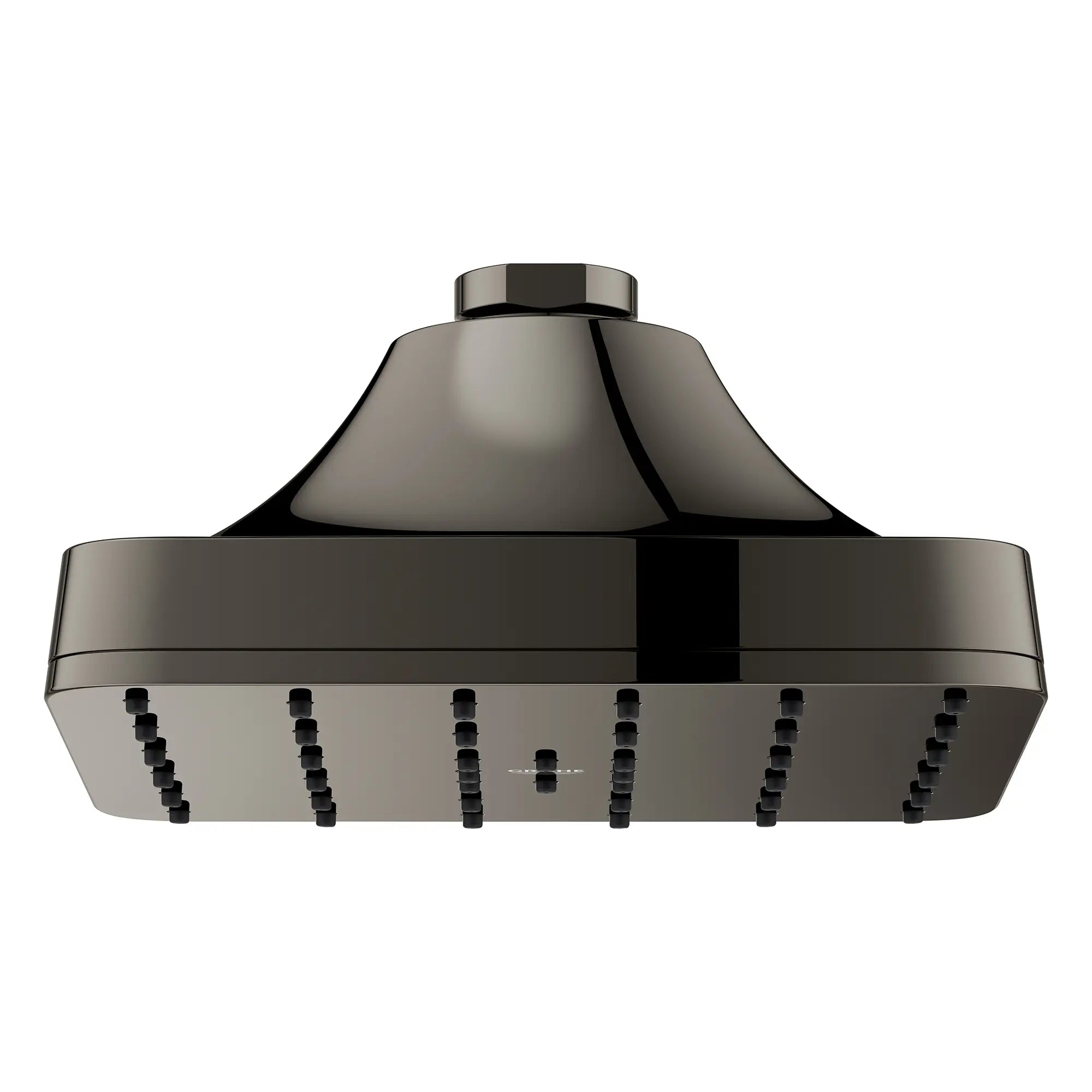 Euphoria 140 with AquaBooster Square Single Spray Shower Head 1.75 GPM (6.6L/min) // HARD GRAPHITE // 278167_Aqua_Booster_SiloFront_111718A000_0001_October2025_0_CDNwebp.webp