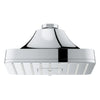 [1117210000] Euphoria 140 Multi Spray Square Showerhead with Aqua Booster - Hard Graphite