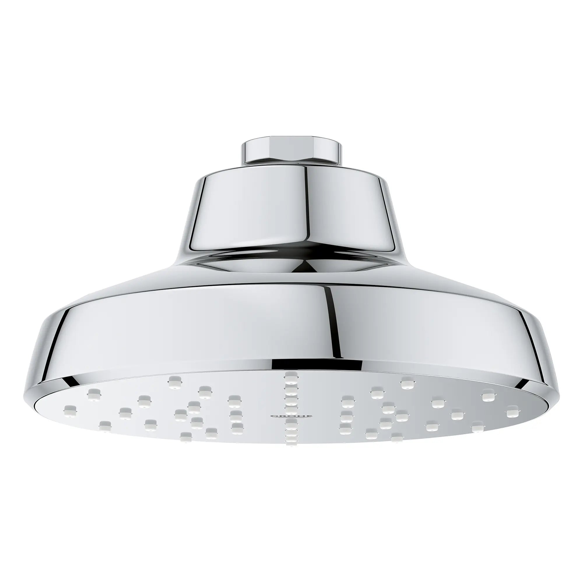 Tempesta 140 with AquaBooster Round Single Spray Shower Head 1.75 GPM (6.6L/min) // GROHE STARLIGHT CHROME // 278199_Aqua_Booster_SiloFront_1117270000_0001_October2025_0_CDNwebp.webp