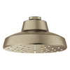 [111727EN00] Tempesta 140 Mono Spray 5 1/2" Showerhead with Aqua Booster - Brushed Nickel InfinityFinish