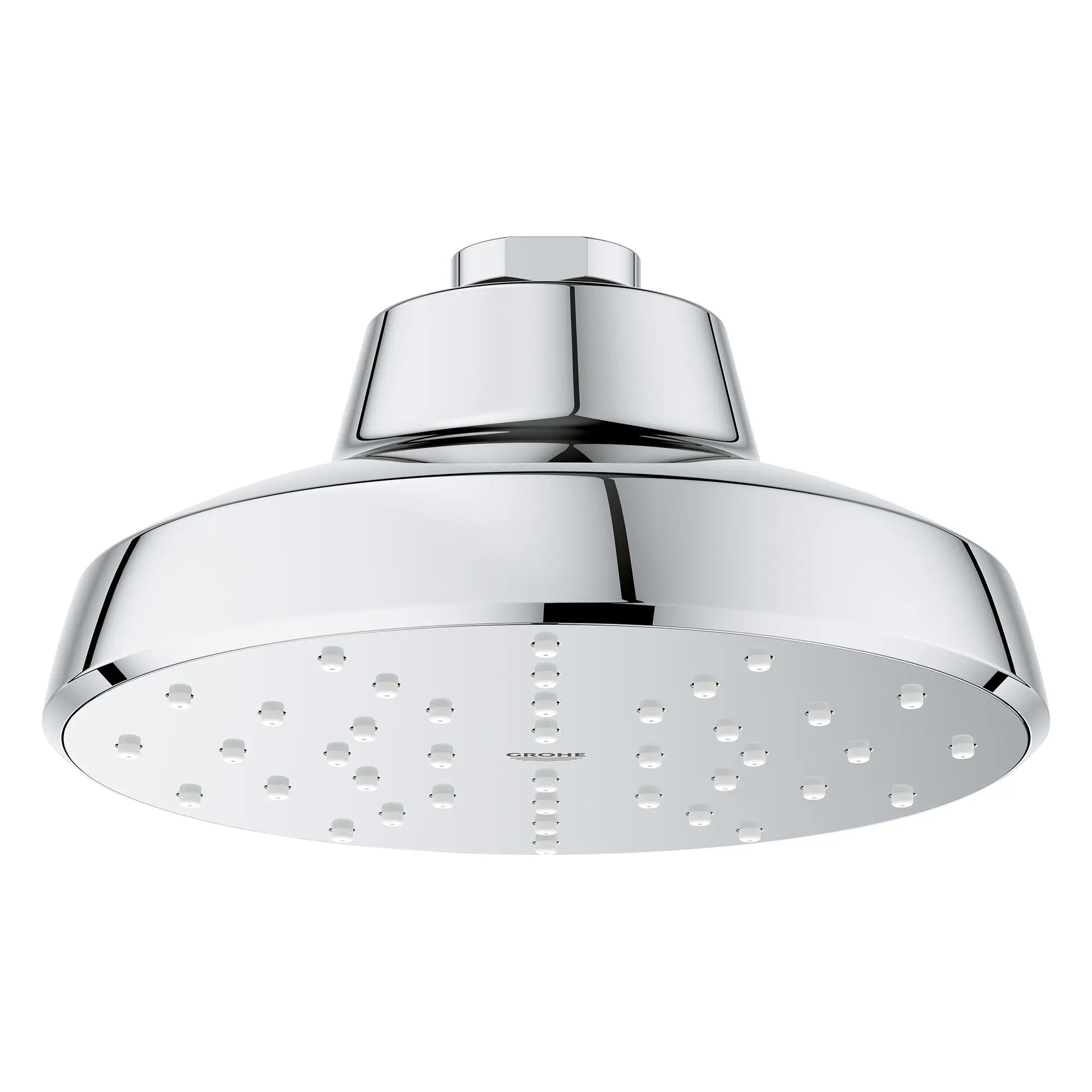 Tempesta 140 with AquaBooster Round Single Spray Shower Head 1.75 GPM (6.6L/min) // GROHE STARLIGHT CHROME // 278201_Aqua_Booster_SiloFront_1117270000_0002_October2025_0_CDNwebp.webp