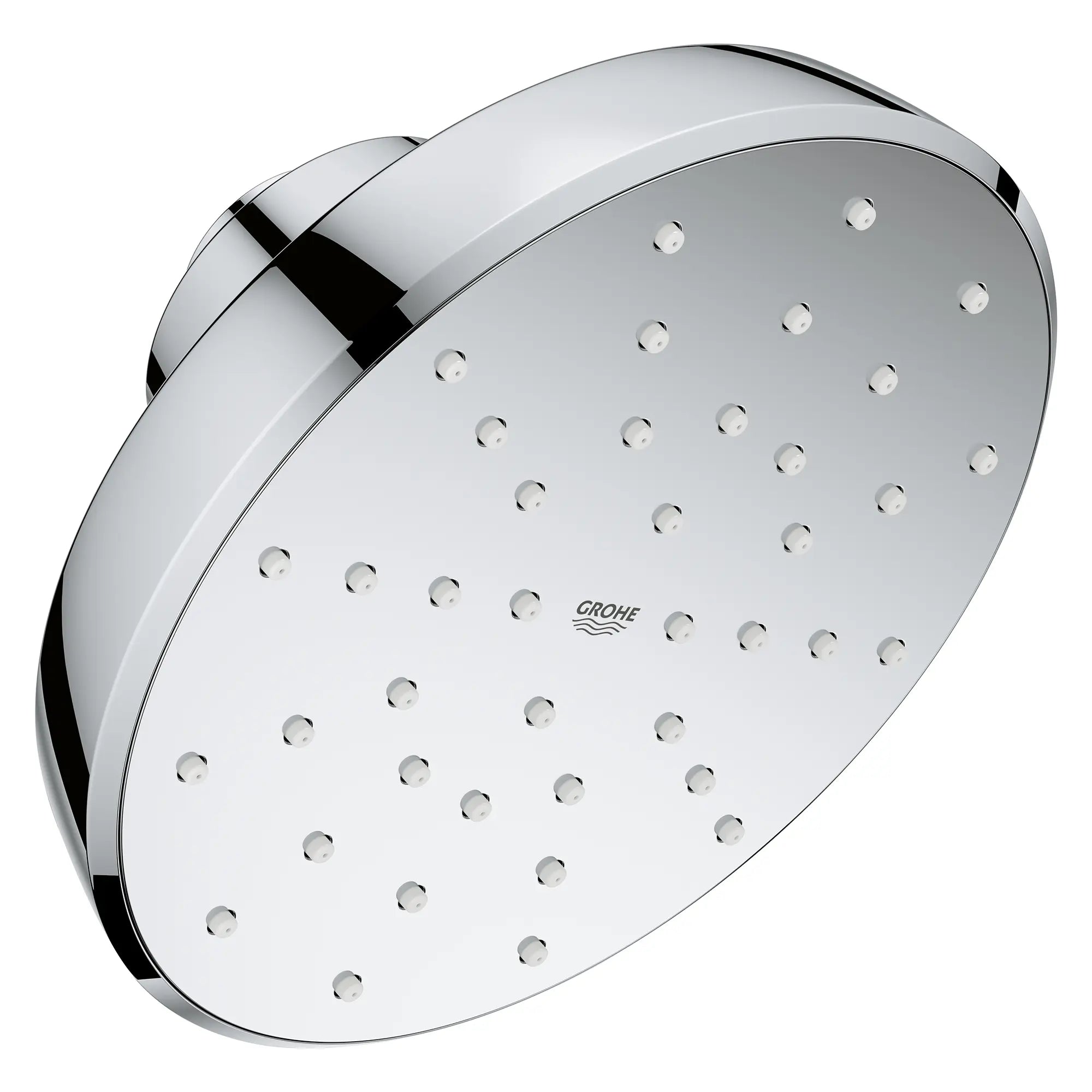 Tempesta 140 with AquaBooster Round Single Spray Shower Head 1.75 GPM (6.6L/min) // GROHE STARLIGHT CHROME // 278205_Aqua_Booster_SiloRight_1117270000_0001_October2025_0_CDNwebp.webp
