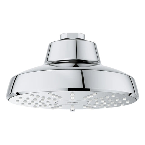 Tempesta 140 with AquaBooster Round Multi Spray Shower Head 1.75 GPM (6.6L/min) - GROHE StarLight Chrome