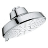 [1117460000] Tempesta 140 Dual Spray 5 1/2" Showerhead with Aqua Booster - Brushed Cool Sunrise