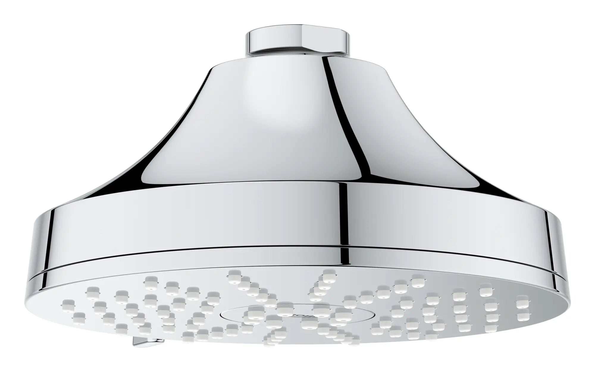 Euphoria 140 with AquaBooster Round Multi Spray Shower Head 1.75 GPM (6.6L/min) // GROHE STARLIGHT CHROME // 278244_Aqua_Booster_Silo-SpecSheet_1117160000_0003_October2025_0_CDNwebp.webp