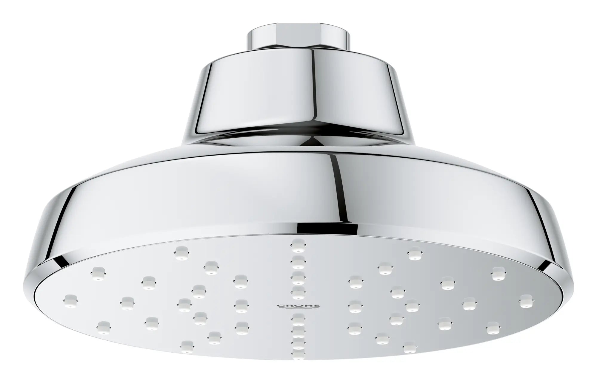 Tempesta 140 with AquaBooster Round Single Spray Shower Head 1.75 GPM (6.6L/min) // GROHE STARLIGHT CHROME // 278250_Aqua_Booster_Silo-SpecSheet_1117270000_0002_October2025_0_CDNwebp.webp