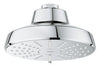 [1117460000] Tempesta 140 Dual Spray 5 1/2" Showerhead with Aqua Booster - Brushed Cool Sunrise
