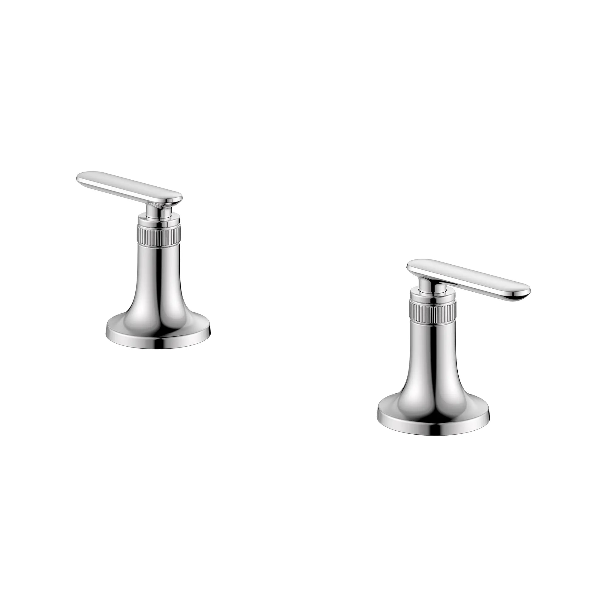 Listra Lever Handles for Bathroom Sink Faucet (Pair) // GROHE STARLIGHT CHROME // 278408_Listra_SiloLeft_1062570000_0001_SEPTEMBER2024_0_CDNwebp.webp
