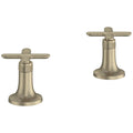 [106238EN00] Listra Cross Handles for Bathroom Sink Faucet (Pair) - Brushed Nickel InfinityFinish