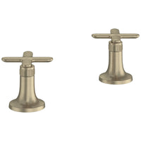 [106238EN00] Listra Cross Handles for Bathroom Sink Faucet (Pair) - Brushed Nickel InfinityFinish