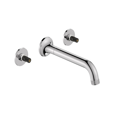 Listra Wall Mount Widespread Bathroom Faucet, 1.2gpm (4.5L/min) - GROHE StarLight Chrome
