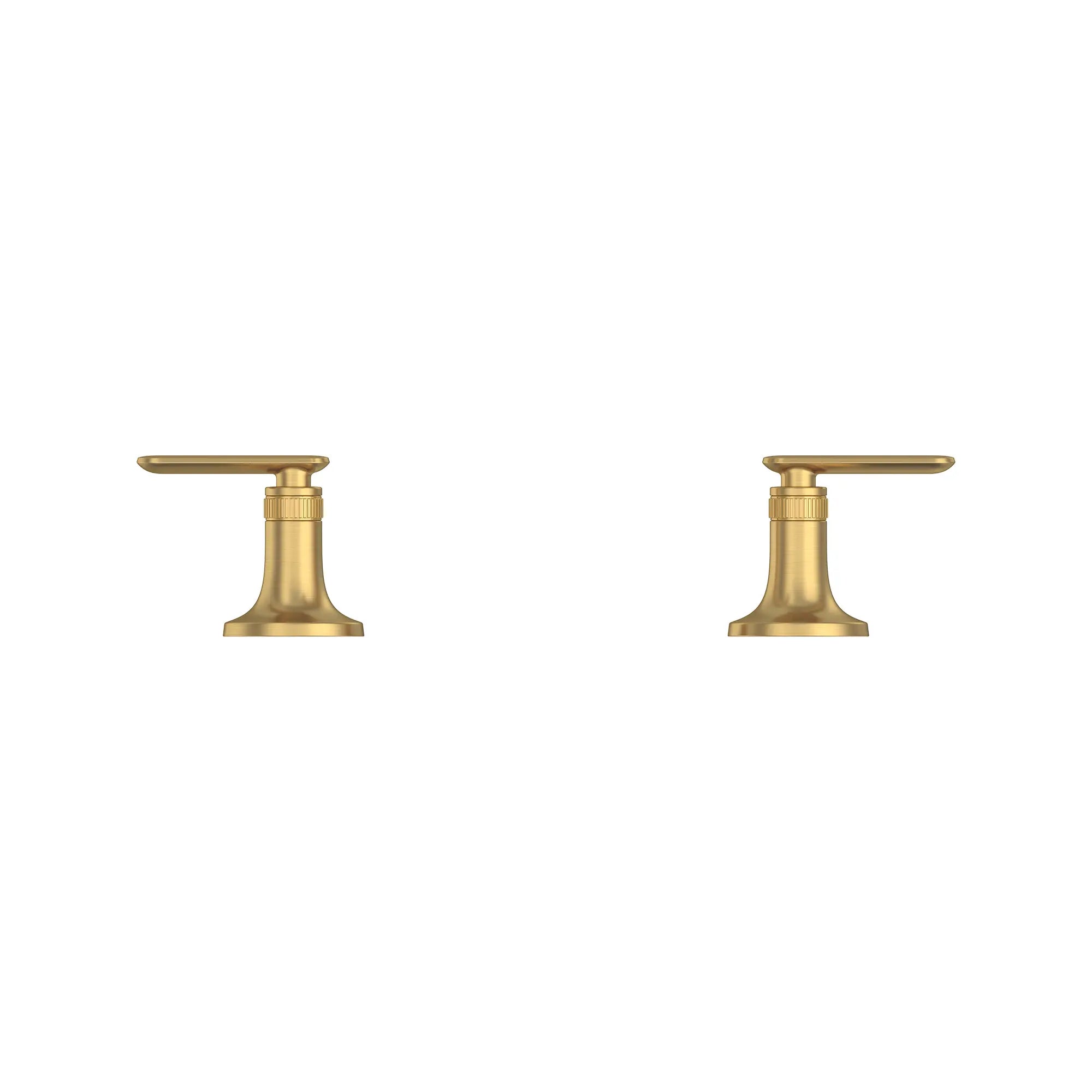 Listra Lever Handles for Bathroom Sink Faucet (Pair) // BRUSHED COOL SUNRISE // 278486_Listra_SiloStraight_106257GN00_0001_SEPTEMBER2024_0_CDNwebp.webp
