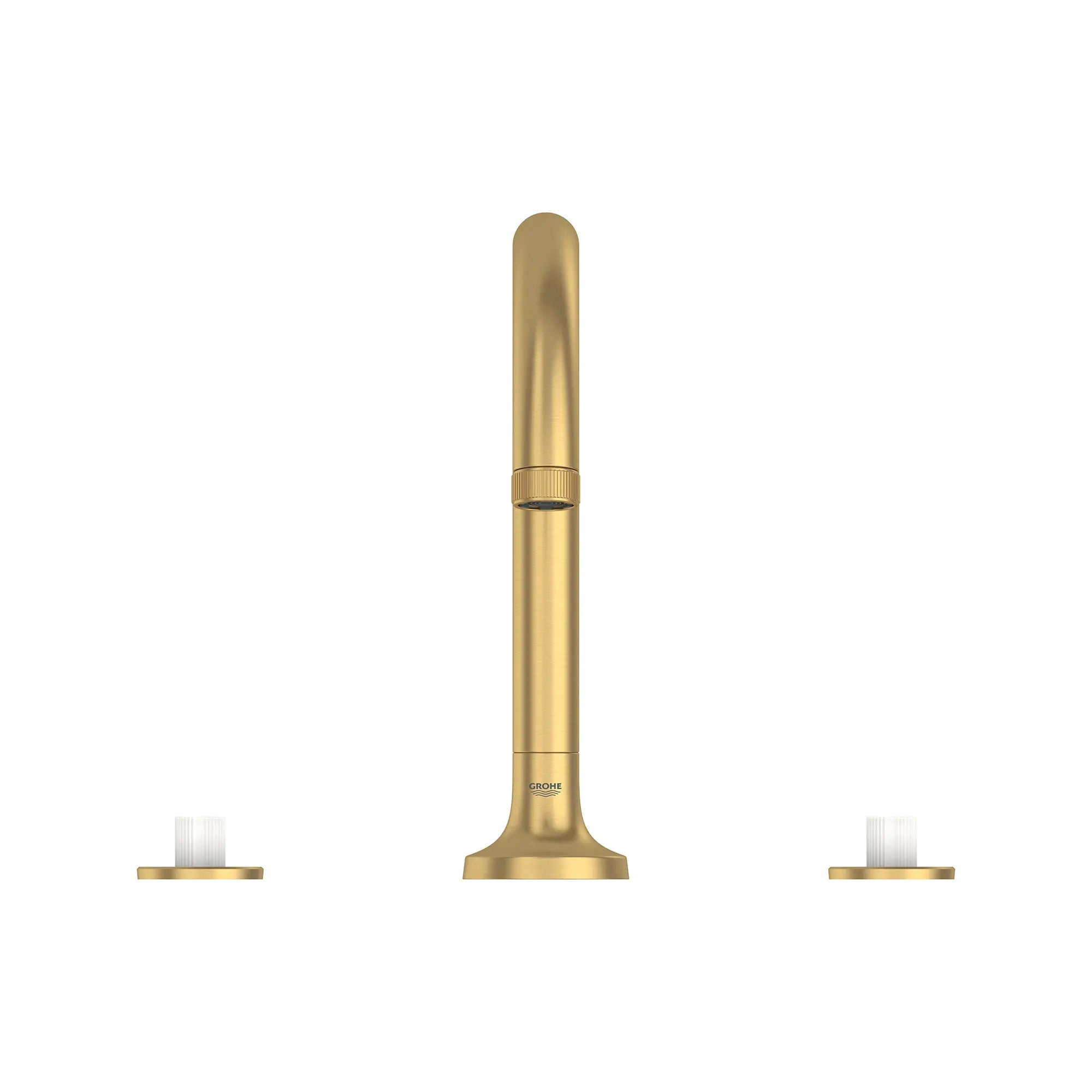 Listra 3-Hole Deck Mount Roman Tub Filler // BRUSHED COOL SUNRISE // 278488_Listra_SiloStraight_106261GN00_0001_SEPTEMBER2024_0_CDNwebp.webp