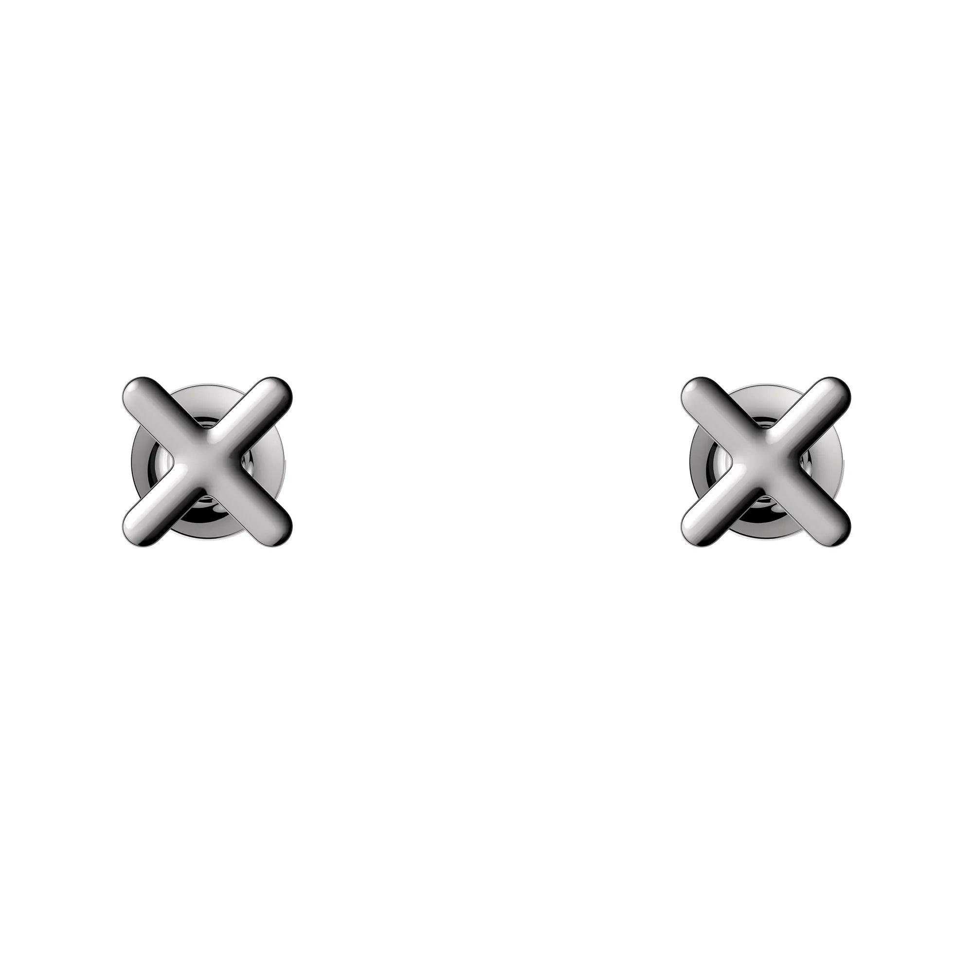 Listra Cross Handles for Bathroom Sink Faucet (Pair) // GROHE STARLIGHT CHROME // 278494_Listra_SiloStraight_1062380000_0001_SEPTEMBER2024_0_CDNwebp.webp