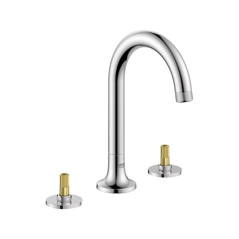 Listra Deck Mount Widespread Bathroom Faucet, 1.2gpm (4.5L/min) - GROHE StarLight Chrome