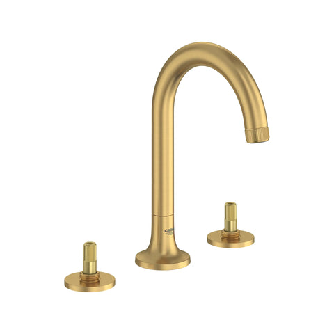 Listra Deck Mount Widespread Bathroom Faucet, 1.2gpm (4.5L/min) - Brushed Cool Sunrise