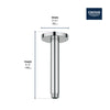 [27217EN0] 6" Ceiling Shower Arm - Brushed Nickel InfinityFinish