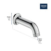 [106217GN00] Listra Tub Spout - Brushed Cool Sunrise