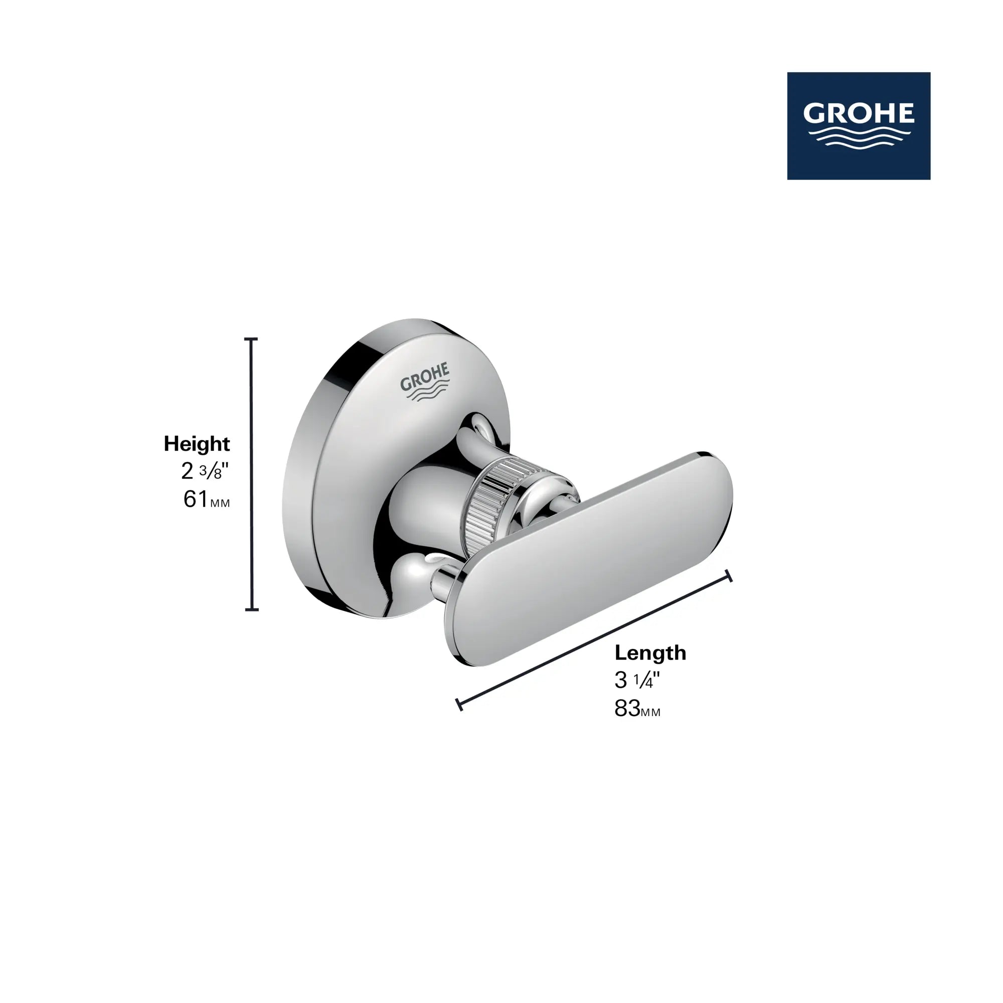 Listra Robe Hook // GROHE STARLIGHT CHROME // 278725_Listra_Infographic_106245_0001_Nov2025_1_CDNwebp.webp