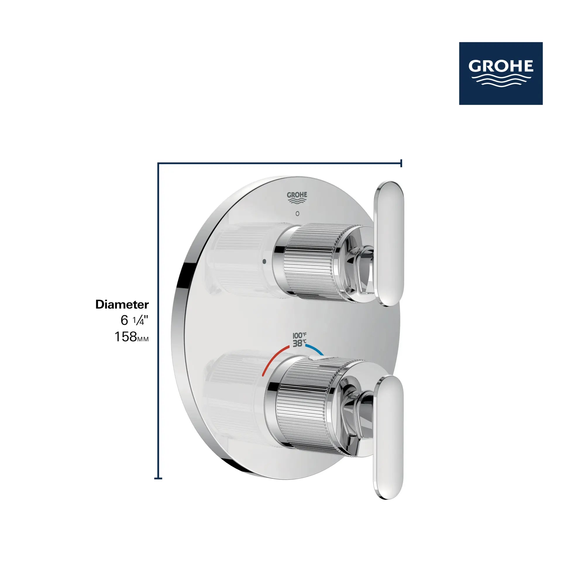 Listra Dual Function 2-Handle Thermostatic Valve Trim // HARD GRAPHITE // 278727_Listra_Infographic_106244_0001_Nov2025_1_CDNwebp.webp