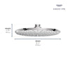 [1120942430] Rainshower Cosmopolitan 210 Shower Head, 8" - 1 Spray, 1.75 GPM (6.6L/min) - Matte Black