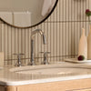 [1062210000] Listra Deck Mount Widespread Bathroom Faucet, 1.2gpm (4.5L/min) - Matte Black