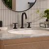 [1062212430] Listra Deck Mount Widespread Bathroom Faucet, 1.2gpm (4.5L/min) - Matte Black