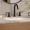 [1062212430] Listra Deck Mount Widespread Bathroom Faucet, 1.2gpm (4.5L/min) - Matte Black