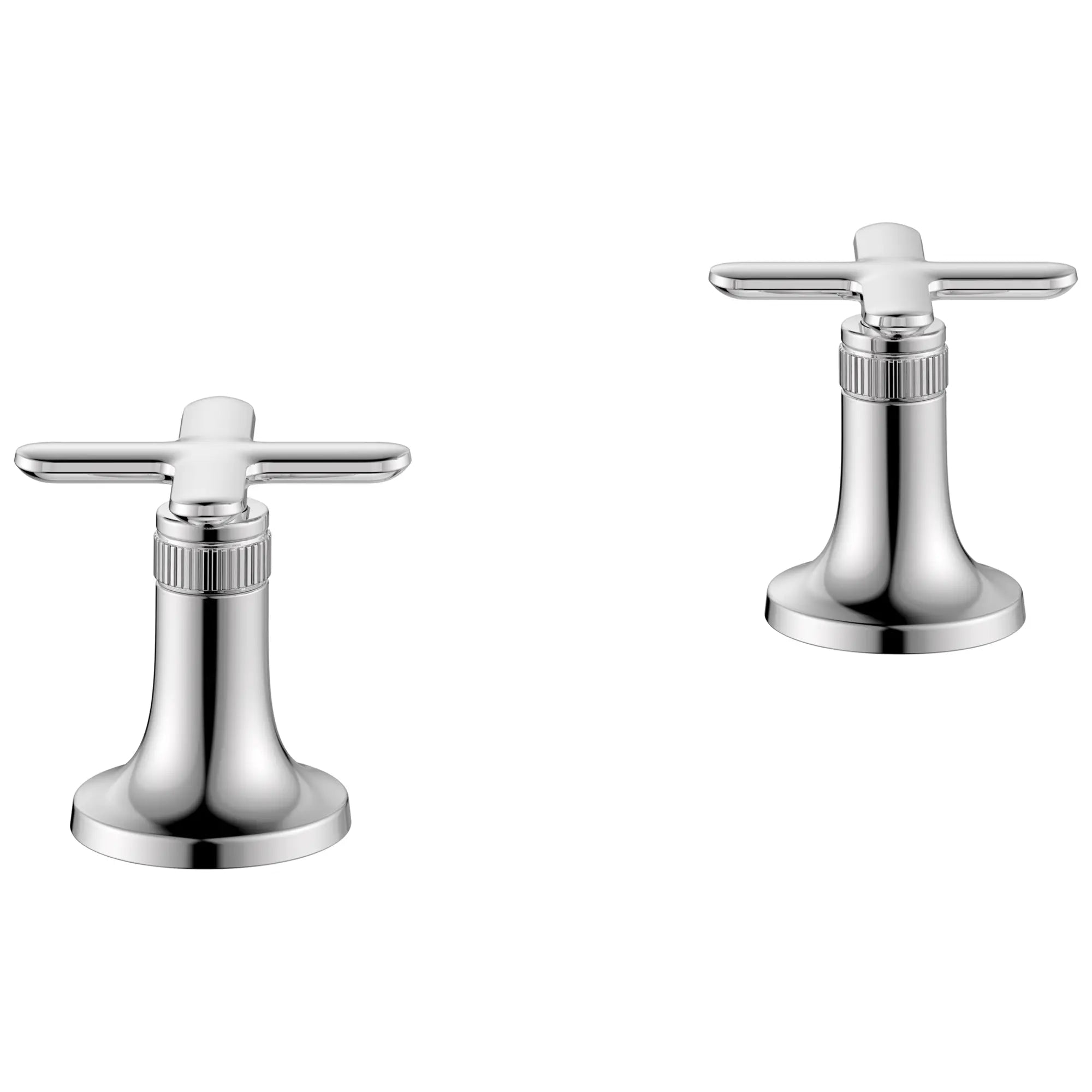 Listra Cross Handles for Bathroom Sink Faucet (Pair) // GROHE STARLIGHT CHROME // 280878_Listra_SiloRight_1062380000_0001_SEPTEMBER2024_1_CDNwebp.webp