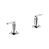[1062570000] Listra Lever Handles for Bathroom Sink Faucet (Pair) - GROHE StarLight Chrome